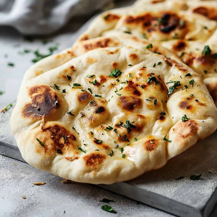 Butter Naan (With Butter)